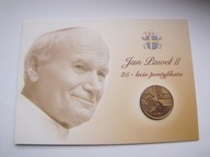 2 zł. Jan Paweł II 25 lat pontyfikatu blister