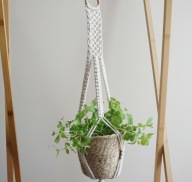 Kwietnik 8, makrama na kwiaty.Boho.Handmade.WIELE KOLORÓW