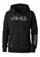 Jeep Spirit 1941 Bluza Męska z kapturem Duże Logo suwak L Czarna