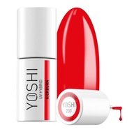 Yoshi Lakier Hybrydowy UV/LED Hybrid 6 ml - 233 Kickburn NEON Czerwony Red