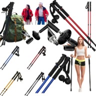 KIJKI DO NORDIC WALKING KIJE DO CHODZENIA PO GRÓRACH REGULOWANE NARCIARSKIE