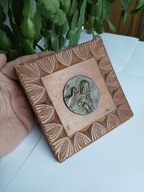 STARY RYNGRAF PLAKIETKA MEDALIK OBRAZEK ŚWIĘTY ????