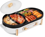 Raclette grill elektryczny YJINGRUI biały 2200 W
