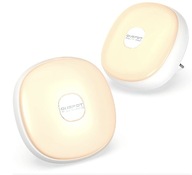 OUSFOT LAMPKA NOCNA Z CZUJNIKIEM ZMIERZCHU | 2 SZT | CIEPŁE ŚWIATŁO