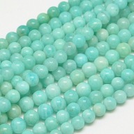 H6- AMAZONIT ZIELONY - 6mm - 15 sztuk