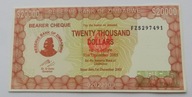 Zimbabwe 20000 dolarów 2005