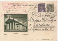 GRÓJEC -kartka pocztowa -Cp:50IIc nr 6 -WILNO -stempel KRZYŻ NIEPODLEGŁOŚCI