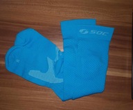 Skarpety getry piłkarskie niebieskie 41-43