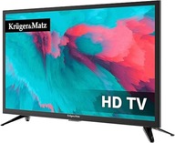 Telewizor LED Mały Telewizor Do Pokoju 1366x768 px HD 24Cale Czarny
