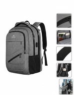 Plecak na Laptopa MATEIN 17" USB TSA Wodoodporny Szary