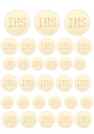 Opłatek na Muffinki Babeczki KOMUNIA ŚWIĘTA Dekoracja wydruk Cukrowy A4