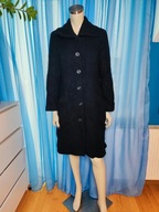 Czarny gruby płaszcz zimowy na podszewce Janko collection 40 (12)