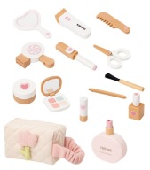 DREWNIANE KOSMETYKI ZESTAW PREMIUM BEAUTY MAKEUP KOSMETYCZKA
