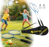 Zestaw do badmintona Slazenger 2 rakiety 2 lotki + pokrowiec