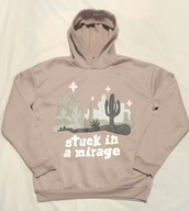 bluza damska z kapturem M/L z nadrukiem wymiary podane w opisie