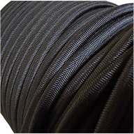 LINA linka GUMOWA elastyczna guma 8mm CZARNA do plandek 50m