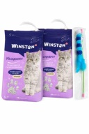 2x WINSTON Żwirek Zbrylający dla KOTA z Glinki Bentonitowej 6L +GRATIS