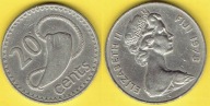 FIJI 20 CENTS 1978 r.