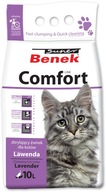 SUPER BENEK COMFORT LAWENDA 10L ZBRYLAJĄCY ŻWIREK BENTONITOWY DLA KOTA