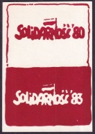 1983 Wydarzenia w Gdańsku kartka pocztowa