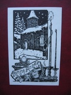 D. Meyer Ex libris Bonne Anne 1936 Nowy Rok ekslibris sygnowany pieczątka