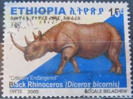 Etiopia stary znaczek (10/3