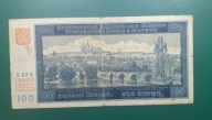 Banknot 100 koron S.22 A Protektorat Czech i Moraw