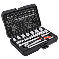 ZESTAW NARZĘDZIOWY 3/8 22cz KLUCZE NASADOWE YATO