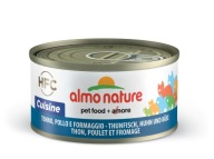 Mokra karma dla kota Almo Nature HFC Natural TUŃCZYK KURCZAK SER puszka 70g