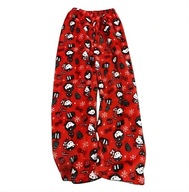 SPODNIE DAMSKIE PIŻAMOWE DRESOWE HELLO KITTY ŚWIĄTECZNE CZERWONE CIEPŁE M