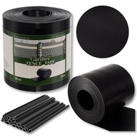 TAŚMA OGRODZENIOWA ANTRACYTOWA PANELE OSŁONA NA OGRODZENIE 35M + KLIPSY