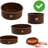ZESTAW SILIKONOWA FORMA do PIECZENIA OKRĄGŁA FORMA BLACHA DO PIECZENIA 4SZT