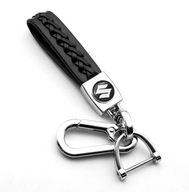 BRELOK BRELOCZEK do kluczy SMYCZKA SUZUKI plecionka czarny