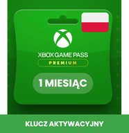 Xbox Game Pass Premium 1 Miesiąc ,Nowe Konta