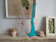 DREWNIANY KRÓLIK ZAJĄC DUŻY 36 cm DEKORACJA DOMU