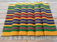 CEPELIA WEŁNIANY TKANY KILIM SERWETA BIEŻNIK PASIAK 46x122 nr.1