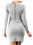 Elegancka Sukienka z dzianiny ciepła XS 34 mini