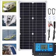 ZESTAW FOTOWOLTAICZNY 100A 40W 12V SOLARNY REGULATOR ŁADOWANIA