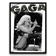 Plakat z ramą 50x70 cm Lady Gaga, muzyka, rap dekoracja | Pomysł na Prezent