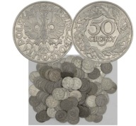 Polska 50 groszy 1923 nikiel zestaw 20 monet