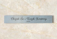 Drewniane pudełko na świecę do Chrztu, Komunii z twoim grawerem