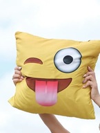 Poszewka na poduszkę ozdobna 45x45 emotikony