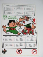 AZS 80 lat naklejka kalendarz 1988