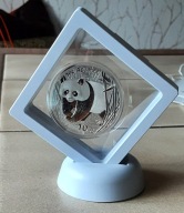 CHINY - 10 Yuan - PANDA - 2002 - UNC - Srebro 999