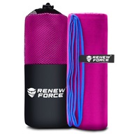 DUŻY RĘCZNIK PLAŻOWY Z MIKROFIBRY 180X100 SZYBKOSCHNĄCY NA SIŁOWNIĘ BASEN