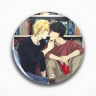 PRZYPINKI BADZIKI BUTTONY ZNACZKI 44 mm – na każdy gust! BANANA FISH