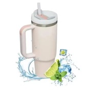 Próżniowy kubek termiczny 1180 ml, kubek do kawy ze słomką