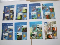 4566-4572 Wystawa filatelistyczna ryby 2 razy z przywieszkami