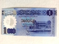 LIBIA - 1 dinar 2019, P-85, UNC, polimer, piękny !!!