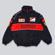 Vintage Kurtka Bomberka Wyścigowa F1 Ferrari